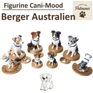 Figurine Berger Australien personnalisée