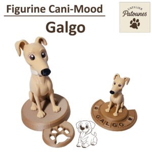 Figurine Galgo personnalisée