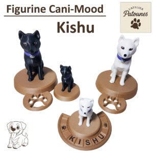 Figurine Kishu Inu personnalisée