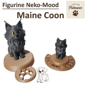 Figurine Maine Coon personnalisée